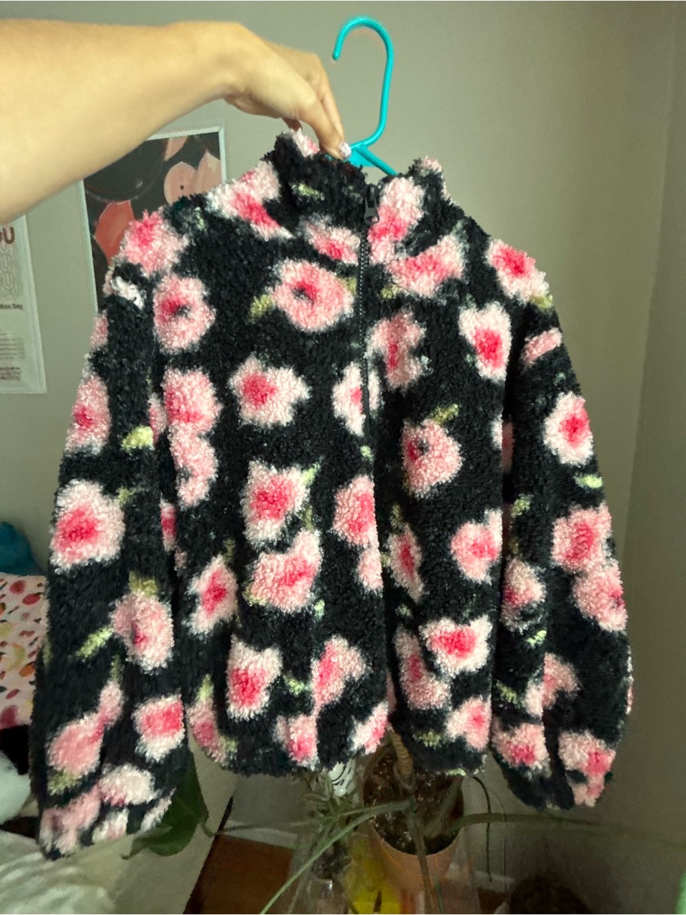 Sandy Liang Fuzzy Quarterzip